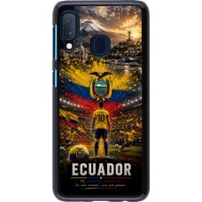 Samsung Galaxy A20e Case Hülle - Fussball Ecuador splash 2026