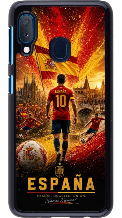 Samsung Galaxy A20e Case Hülle - Fussball Espanien splash 2026