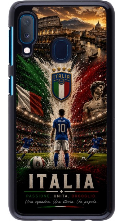 Samsung Galaxy A20e Case Hülle - Fussball Italien splash 2026