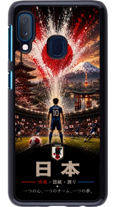Samsung Galaxy A20e Case Hülle - Fussball Japan splash 2026