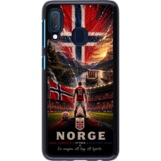 Samsung Galaxy A20e Case Hülle - Fussball Norwegen splash 2026