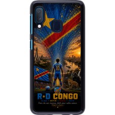 Samsung Galaxy A20e Case Hülle - Fussball Demokratische Republik Kongo splash 2026