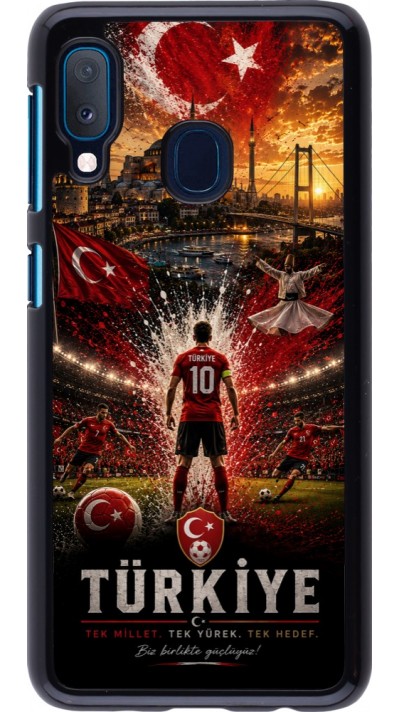 Samsung Galaxy A20e Case Hülle - Fussball Türkei splash 2026