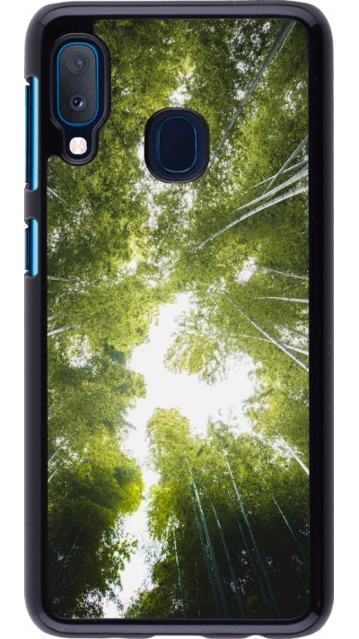Samsung Galaxy A20e Case Hülle - Spring 23 forest blue sky