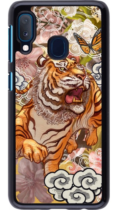 Samsung Galaxy A20e Case Hülle - Spring 23 japanese tiger