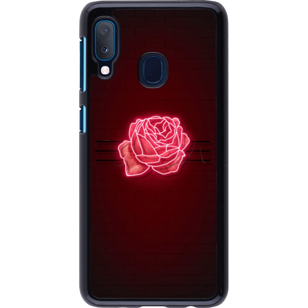 Samsung Galaxy A20e Case Hülle - Spring 23 neon rose