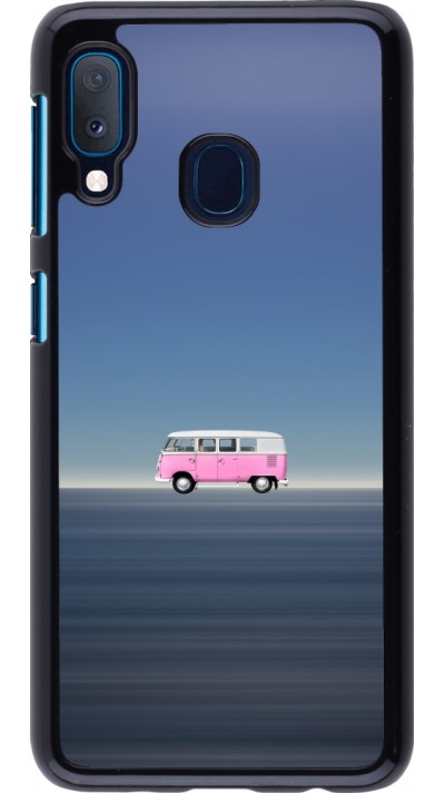 Samsung Galaxy A20e Case Hülle - Spring 23 pink bus