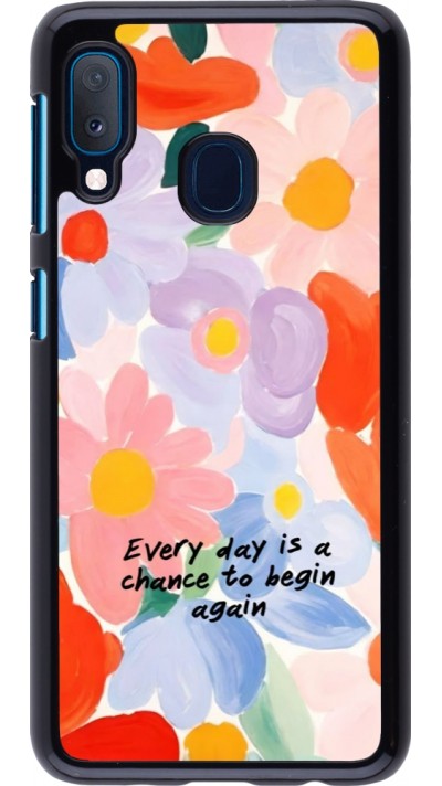 Samsung Galaxy A20e Case Hülle - Every day is a chance 2026