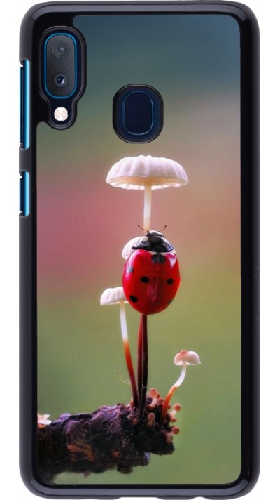 Samsung Galaxy A20e Case Hülle - Ladybird on a mushroom 2026