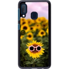 Samsung Galaxy A20e Case Hülle - Sunflower with glasses 2026