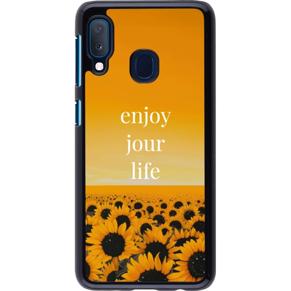 Samsung Galaxy A20e Case Hülle - Summer 2025 Enjoy your life