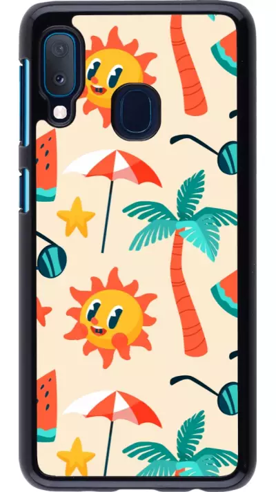 Coque Samsung Galaxy A20e - Summer 2025 Pattern soleil