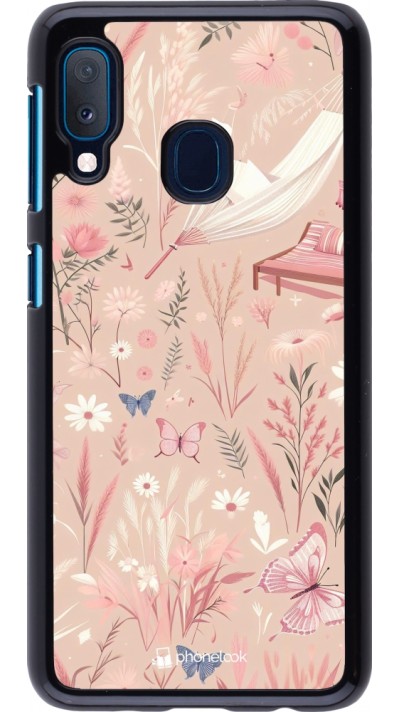 Samsung Galaxy A20e Case Hülle - Sommer Pastellmuster