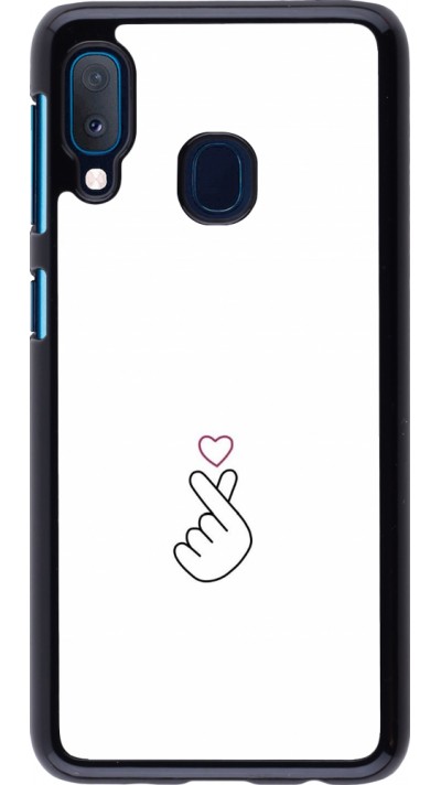 Samsung Galaxy A20e Case Hülle - Valentine 2024 heart by Millennials