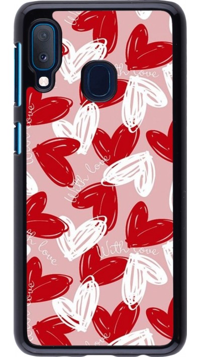 Samsung Galaxy A20e Case Hülle - Valentine 2024 with love heart