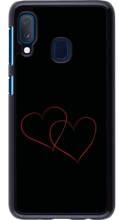 Samsung Galaxy A20e Case Hülle - Valentine 2023 attached heart