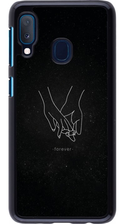 Samsung Galaxy A20e Case Hülle - Valentine 2023 hands forever
