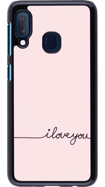 Samsung Galaxy A20e Case Hülle - Valentine 2023 i love you writing