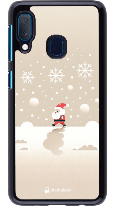 Samsung Galaxy A20e Case Hülle - Weihnachten 2023 Minimalistischer Weihnachtsmann