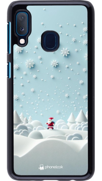 Samsung Galaxy A20e Case Hülle - Weihnachten 2023 Kleiner Vater Schneeflocke