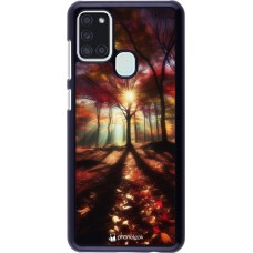Samsung Galaxy A21s Case Hülle - Herbstlicher goldener Glanz