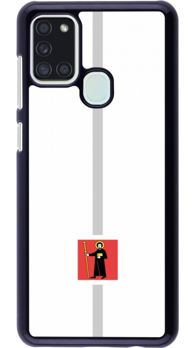 Samsung Galaxy A21s Case Hülle - Kanton GL weiss