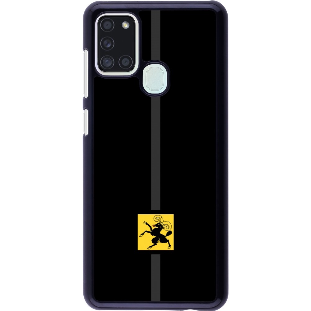 Samsung Galaxy A21s Case Hülle - Kanton SH schwarz