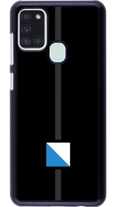 Samsung Galaxy A21s Case Hülle - Kanton ZH schwarz