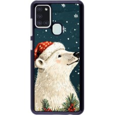Samsung Galaxy A21s Case Hülle - Christmas 25 Bear