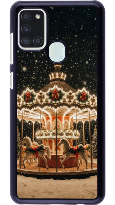 Samsung Galaxy A21s Case Hülle - Christmas 25 Carousel