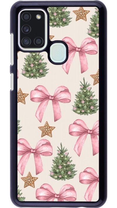 Samsung Galaxy A21s Case Hülle - Christmas 25 Vintage Ribbons
