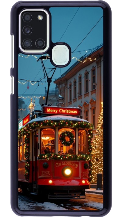 Samsung Galaxy A21s Case Hülle - Christmas 25 Xmas Train
