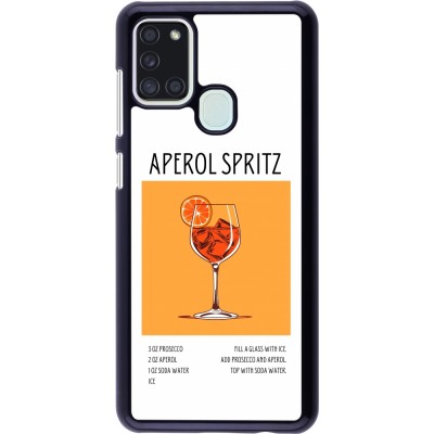 Samsung Galaxy A21s Case Hülle - Cocktail Rezept Aperol Spritz
