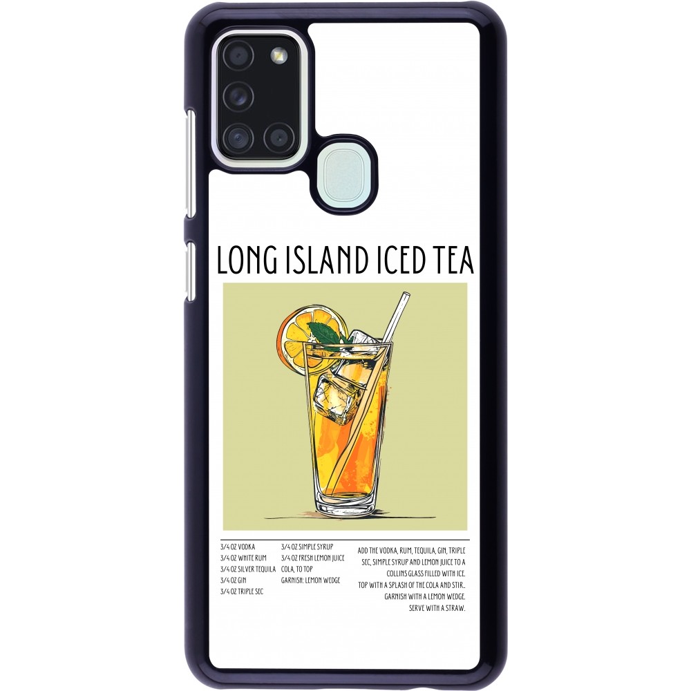 Samsung Galaxy A21s Case Hülle - Cocktail Rezept Long Island Ice Tea