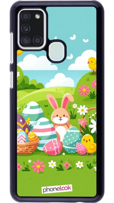 Samsung Galaxy A21s Case Hülle - Ostern 2025 Gruen