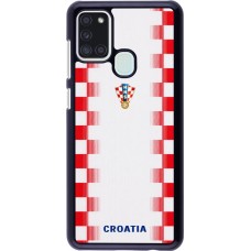 Samsung Galaxy A21s Case Hülle - Kroatien 2026 personalisierbares Fussballtrikot
