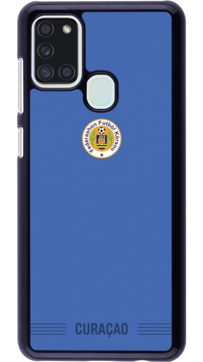 Samsung Galaxy A21s Case Hülle - Curaçao 2026 personalisierbares Fussballtrikot