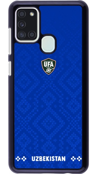 Samsung Galaxy A21s Case Hülle - Usbekistan 2026 personalisierbares Fussballtrikot