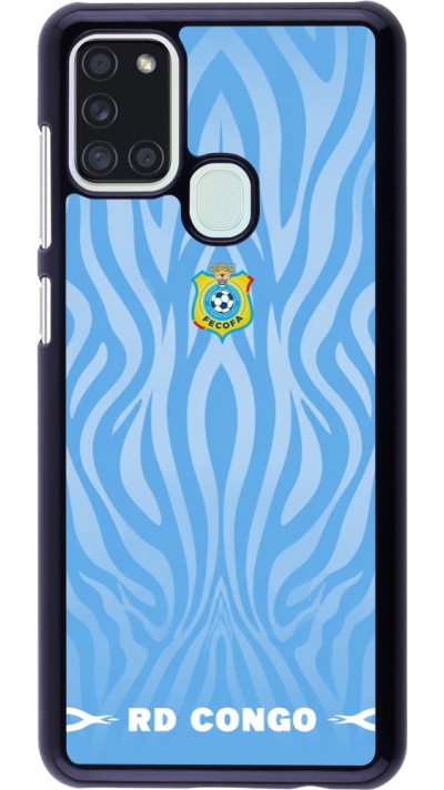 Samsung Galaxy A21s Case Hülle - Demokratische Republik Kongo 2026 personalisierbares Fussballtrikot