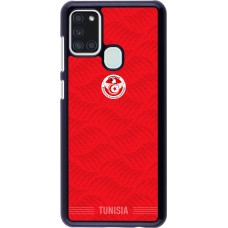 Samsung Galaxy A21s Case Hülle - Tunesien 2026 personalisierbares Fussballtrikot