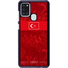 Samsung Galaxy A21s Case Hülle - Türkei 2026 personalisierbares Fussballtrikot