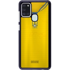 Samsung Galaxy A21s Case Hülle - Fussballtrikot Ukraine