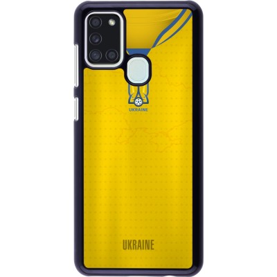 Samsung Galaxy A21s Case Hülle - Fussballtrikot Ukraine