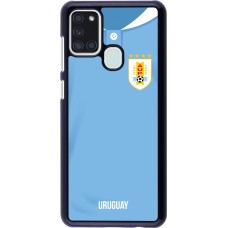 Samsung Galaxy A21s Case Hülle - Uruguay 2022 personalisierbares Fussballtrikot