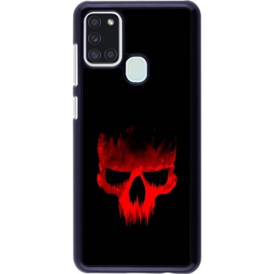 Samsung Galaxy A21s Case Hülle - Halloween 2023 scary skull