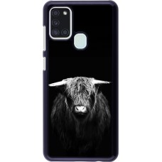 Samsung Galaxy A21s Case Hülle - Highland calf black
