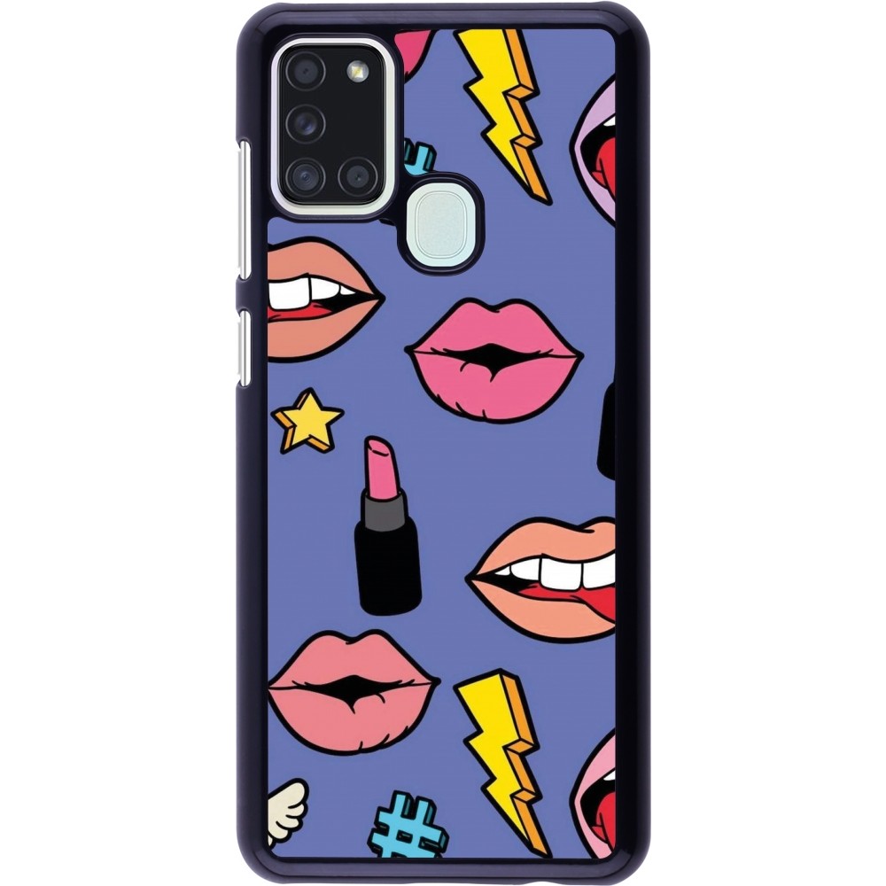Samsung Galaxy A21s Case Hülle - Lips and lipgloss