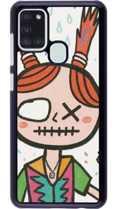Coque Samsung Galaxy A21s - Little Girl Sketch
