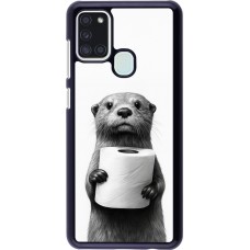 Samsung Galaxy A21s Case Hülle - Otter Toilettenpapier