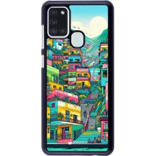 Samsung Galaxy A21s Case Hülle - Medellin Comuna 13 Kunst